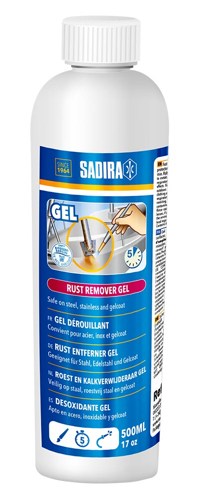 4018 Rust Remover Gel 500ml Sadira Rust Remover Gel